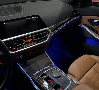Ambient Lighting | Center Console | Cupholders | Doors | Sunroof | for BMW 3|4 Series | i3|i4 | M3 | M4 | Pre-LCI | G Series