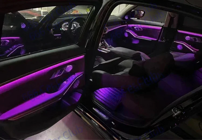 Ambient Lighting | Center Console | Cupholders | Doors | Sunroof | for BMW 3|4 Series | i3|i4 | M3 | M4 | Pre-LCI | G Series