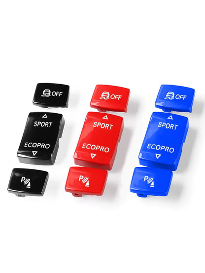 Center Console Switches | Red Blue Black | for BMW 1 | 2 | 3 | 4 Series | F20 | F21 | F22 | F23 | F30 | F31 | F32 | F33 | F34 | F36