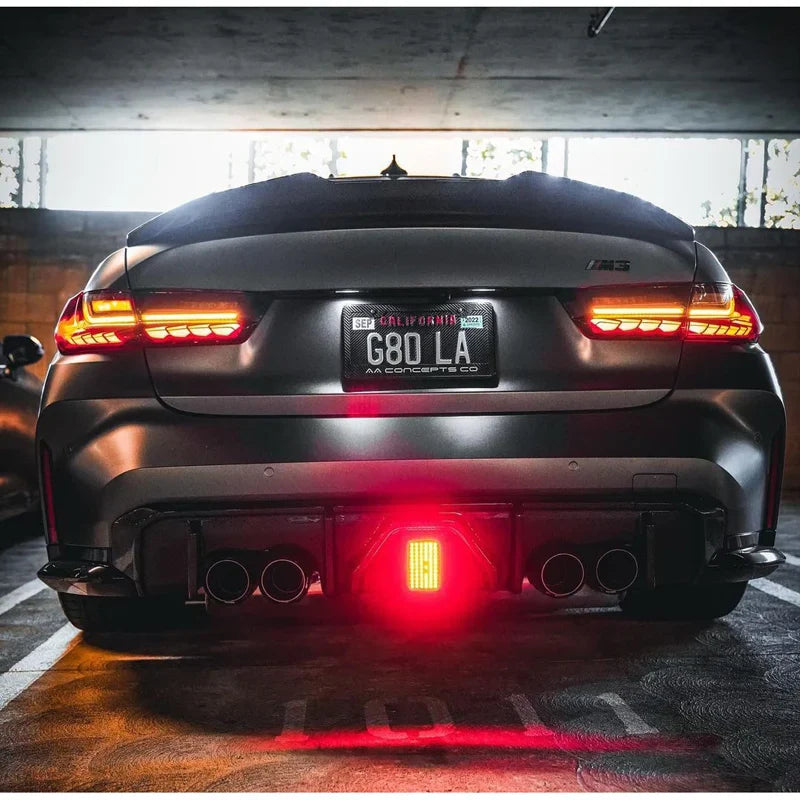 Diffuser Black with LED Light for BMW M3 G80 | G81 | M4 G82 | G83