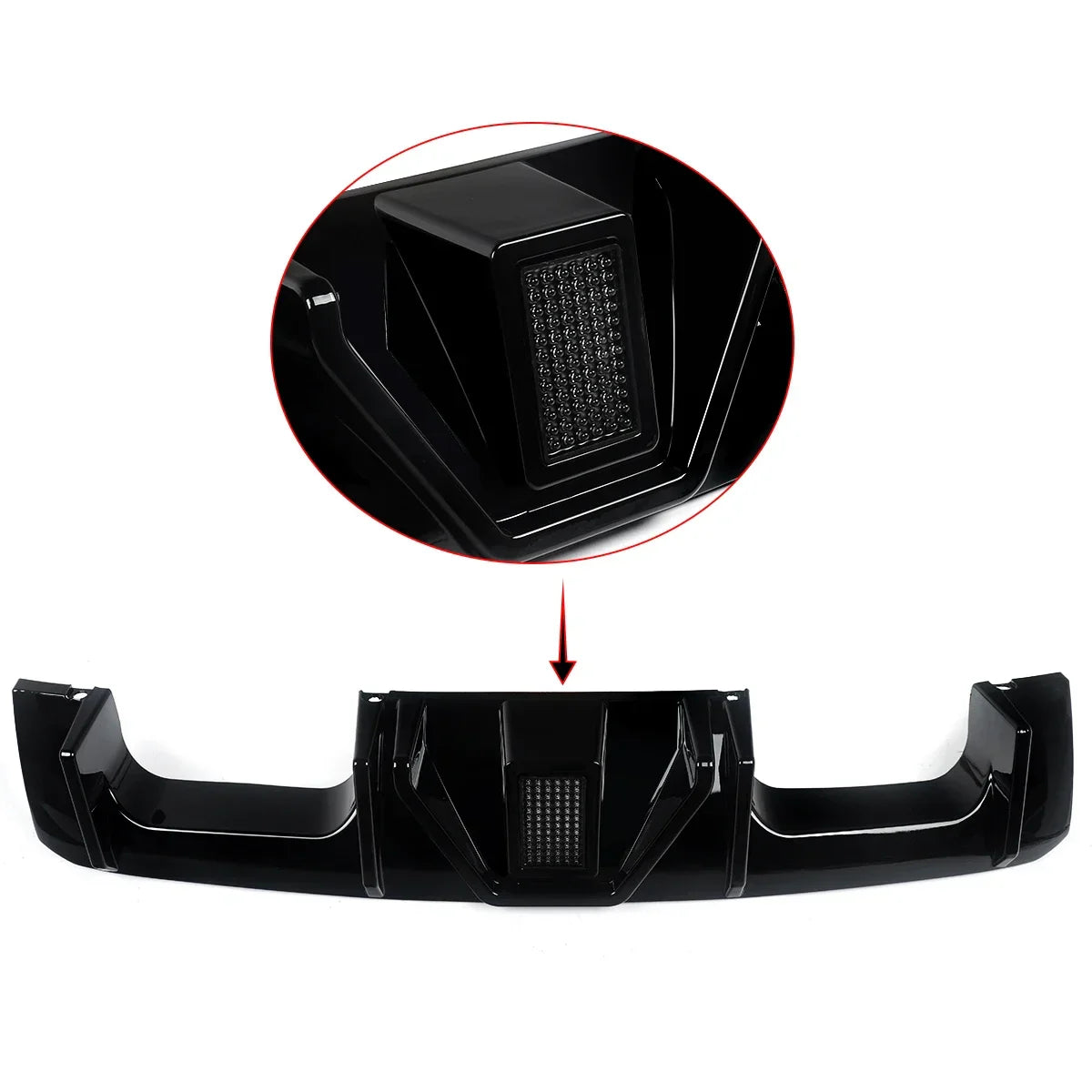 Diffuser Black with LED Light for BMW M3 G80 | G81 | M4 G82 | G83