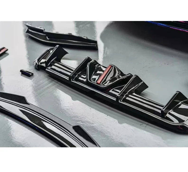 Diffuser Carbon Fiber with LED Light for BMW M3 G80 | G81 | M4 G82 | G83