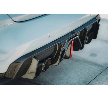 Diffuser Carbon Fiber with LED Light for BMW M3 G80 | G81 | M4 G82 | G83
