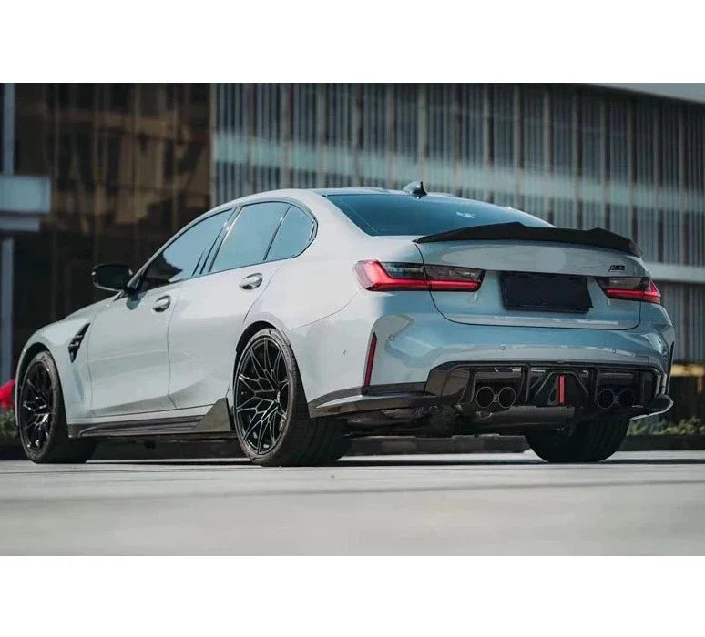 Diffuser Carbon Fiber with LED Light for BMW M3 G80 | G81 | M4 G82 | G83