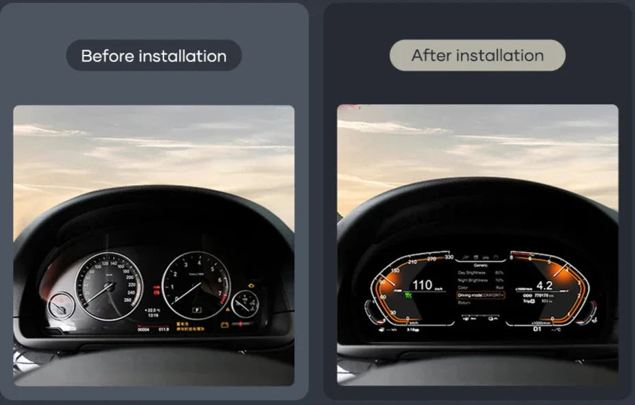 Digital Cluster | Virtual Cockpit | for BMW | F10 F11 F06 F12 F13 F01 F02 F03 F25 F26 F15 F16