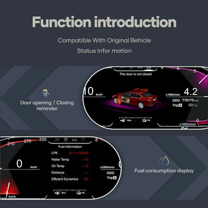 Digital Cluster | Virtual Cockpit | for BMW | F10 F11 F06 F12 F13 F01 F02 F03 F25 F26 F15 F16