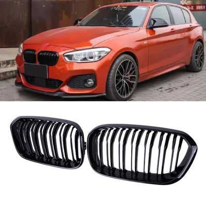 Dual Slat Kidney Grilles | for BMW 1 Series F20 | F21 LCI