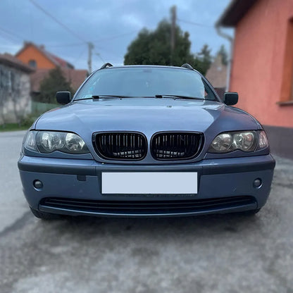 Dual Slat Kidney Grilles | for BMW 3 Series E46