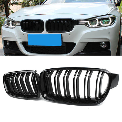 Dual Slat Kidney Grilles | for BMW 3 Series F30 | F31