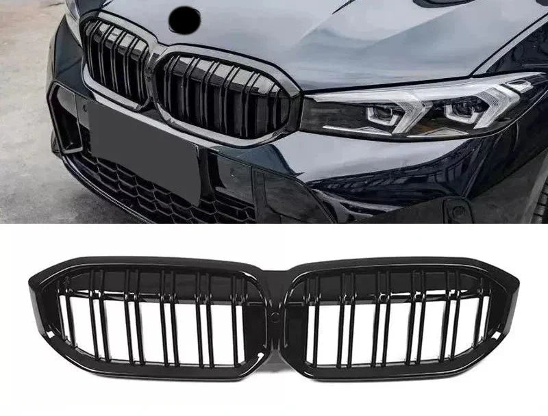 Dual Slat Kidney Grilles | for BMW 3 Series G20 | G21 | LCI