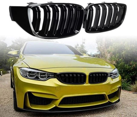Dual Slat Kidney Grilles | for BMW 4 Series F32 | F36 | M3 | M4 F80 | F82 | F83