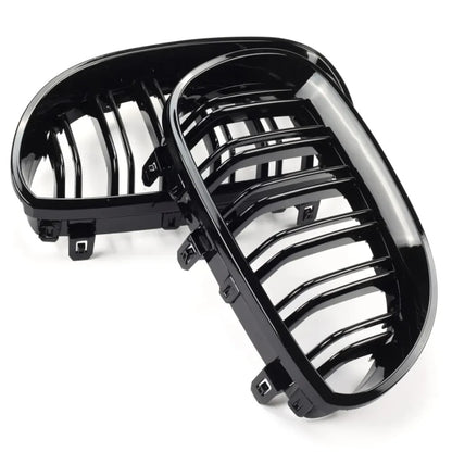 Dual Slat Kidney Grilles | for BMW 5 Series E60 | E61