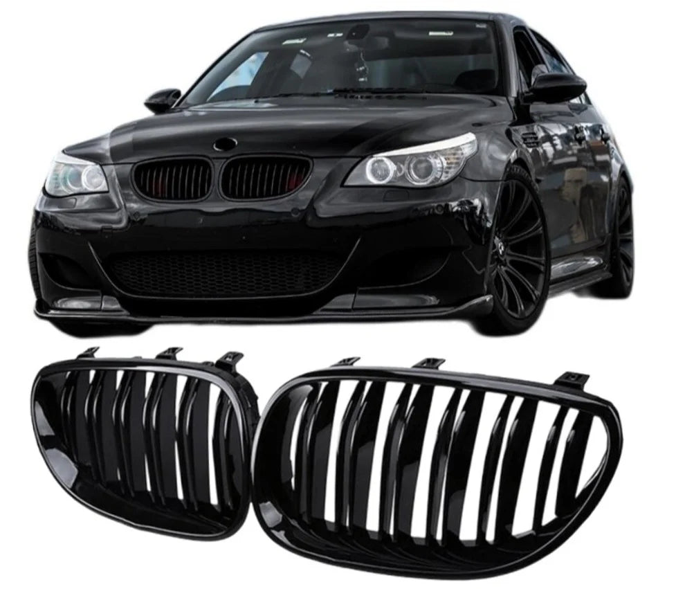 Dual Slat Kidney Grilles | for BMW 5 Series E60 | E61
