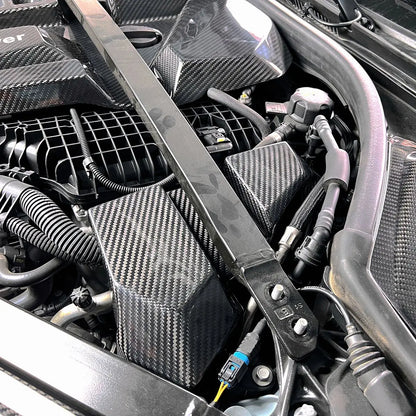 Engine Bay Side Cover Carbon Fiber | for BMW M3 G80 | M3 G81 | M4 G82 | M4 G83