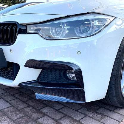 Front Bumper Side Splitter Spoiler | for BMW 3 Series F30 | F31 M Sport
