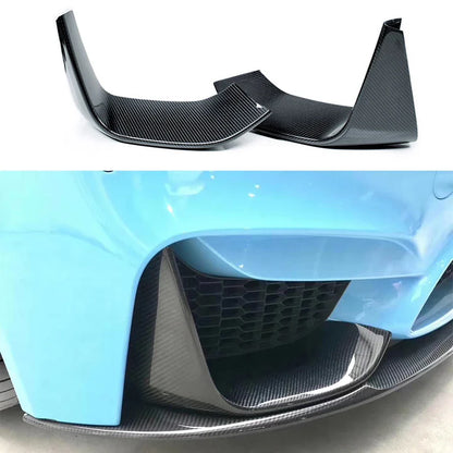 Front Bumper Side Splitter Spoiler | Carbon Fiber | for BMW | M3 F80 | M4 F82