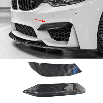 Front Bumper Side Splitter Spoiler | Carbon Fiber | for BMW | M3 F80 | M4 F82