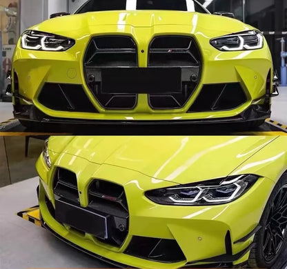Front Grille CSL Look Dry Carbon Fiber Without ACC | for BMW M3 G80 | M3 G81 | M4 G82 | M4 G83