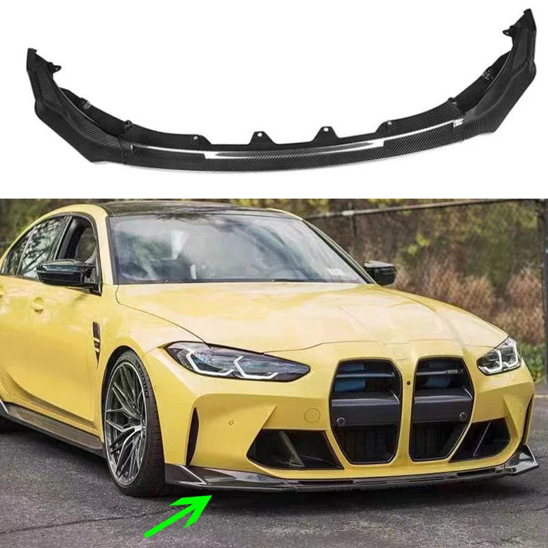 Front Splitter Spoiler Carbon Fiber | for BMW M3 G80 | G81 | M4 G82 | G83