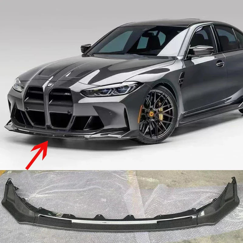 Front Splitter Spoiler Carbon Fiber | for BMW M3 G80 | G81 | M4 G82 | G83