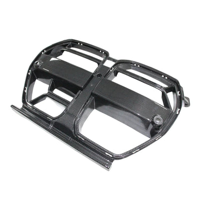 Front Grille CSL Look Carbon Fiber with ACC | for BMW M3 G80 | M3 G81 | M4 G82 | M4 G83