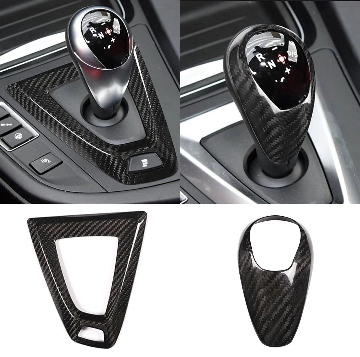 Gear Selector Cover Carbon Fiber | for BMW M Series | M2 F87 | M3 F80 | M4 F82 | M5 F10 | M6 F12 F13 | X6 F86