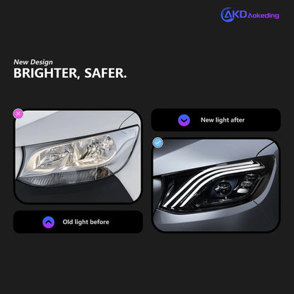 Headlights | Maybach Style | for Mercedes | Sprinter VS30