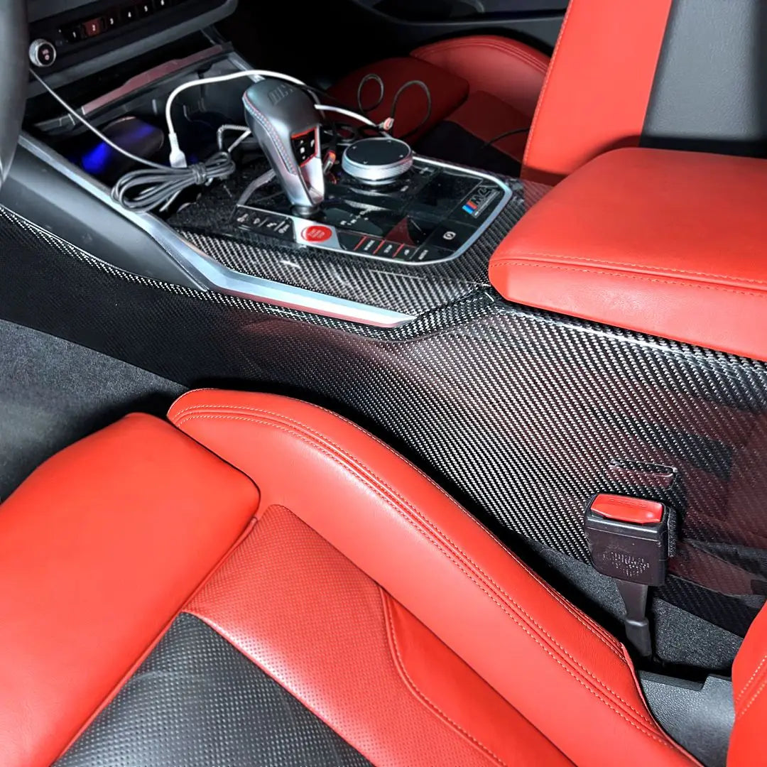 Mid Console Cover Carbon Fiber | for BMW M3 G80 | G81 | M4 G82 |G83