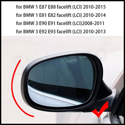 Mirror Cover M Style | for BMW 1 Series E81 | E82 | E87 | E88 | 3 Series E90 | E91 | E92 | E93 LCI
