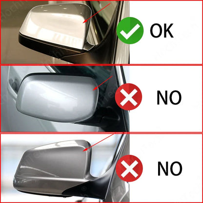 Mirror Cover M Style | for BMW 5 Series F07 F10 F11 | 6 Series F06 F12 F13 | 7 Series F01 F02 F03 F04 Pre-LCI flat