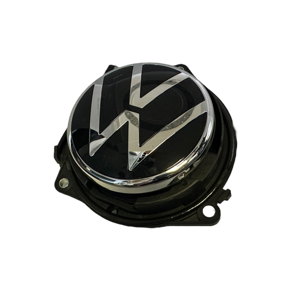 VW flip badge reversing camera fitted to car