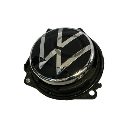 VW flip badge reversing camera fitted to car
