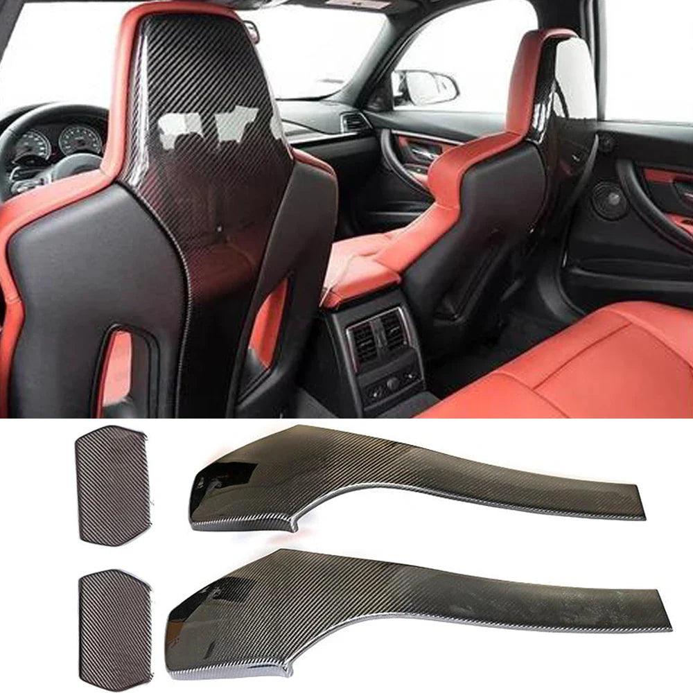 Seat Back Cover Trim Carbon Fiber | for BMW M2 | M3 | M4 | F80 | F82 | F83 | F87