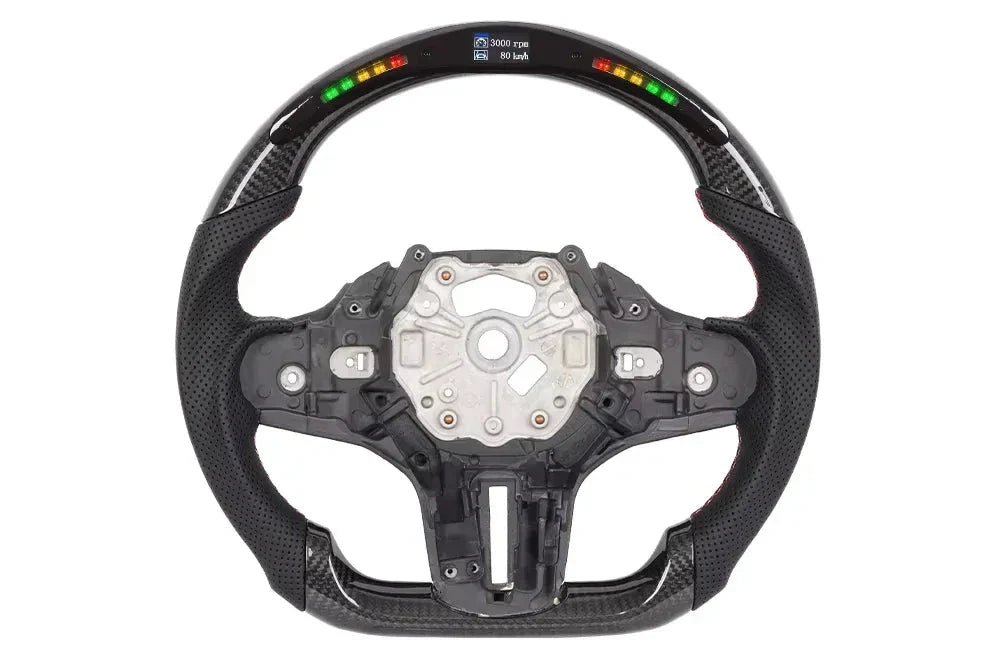 Steering Wheel Carbon Fiber | Heated | LED Screen | for BMW G Series