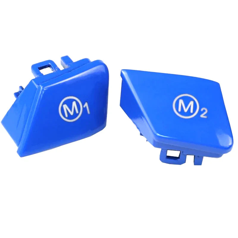 Steering Wheel Mode Switch Button | M1 M2 | Red Blue | for BMW 1 | 2 | 3 | 4 | 5 | 6 Series | X5 | X6 | F Series
