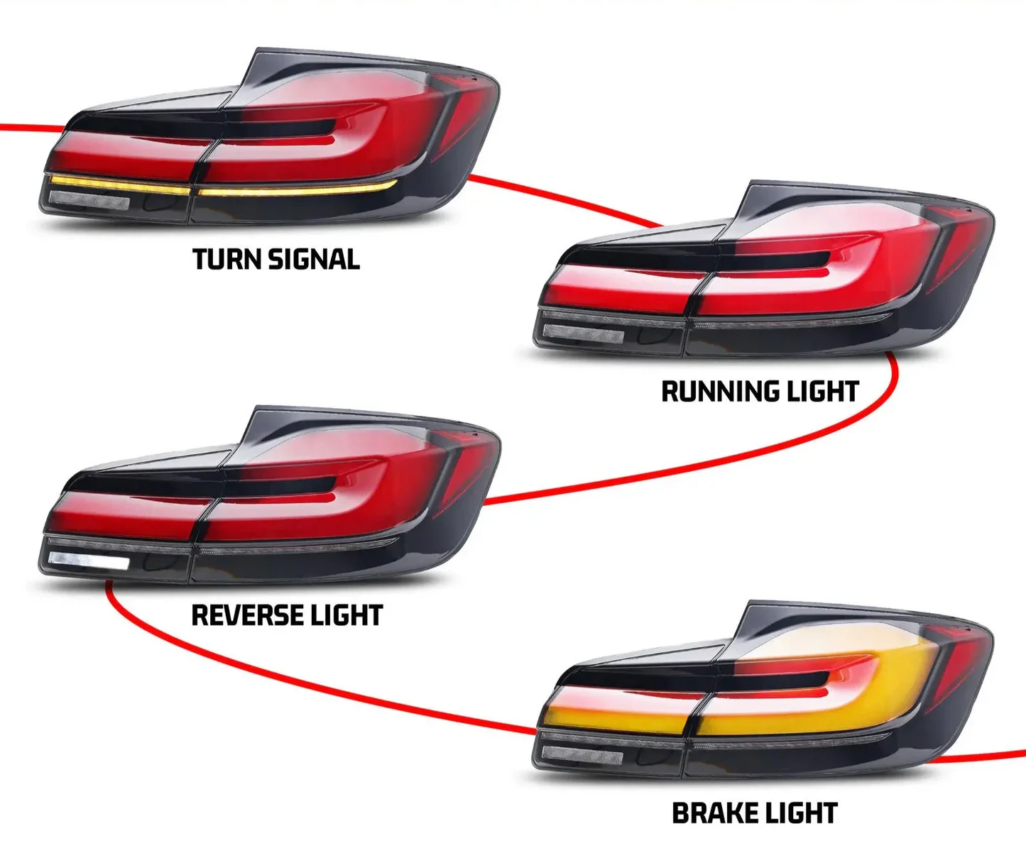 Taillights Dynamic | for BMW 5 Series F10 | M5