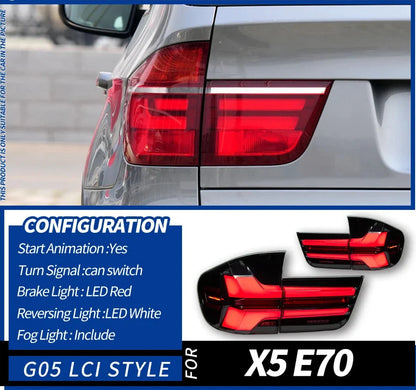 Taillights Dynamic | for BMW | X5 E70