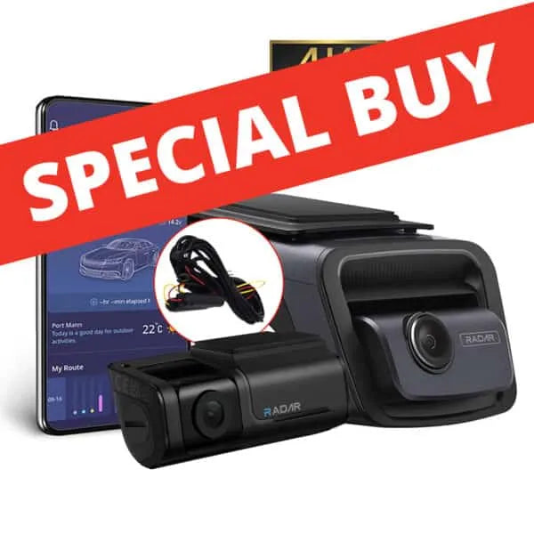 Thinkware U3000 Dash Cam | Front & Rear Camera