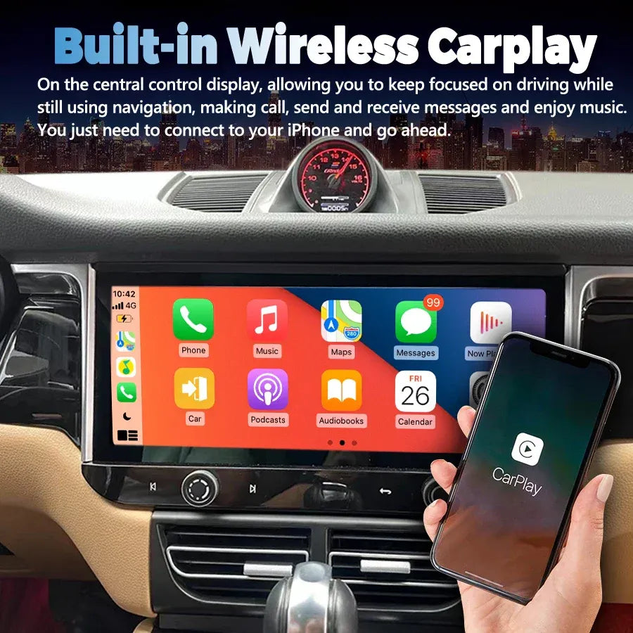 CarPlay Android Auto 12.3" | for Porsche | Macan 95B.1 Gen 1