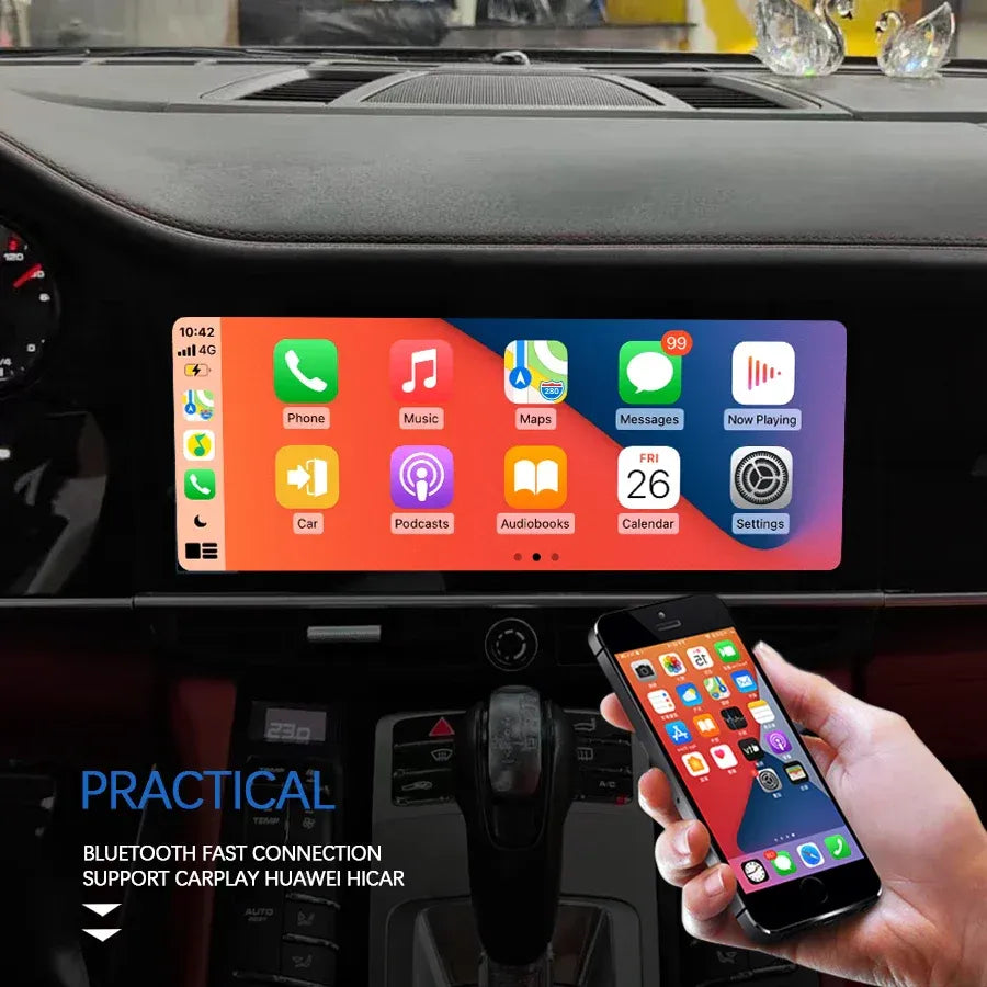 CarPlay Android Auto 12.3" Dual Screen | for Porsche | Panamera 970 Gen 1