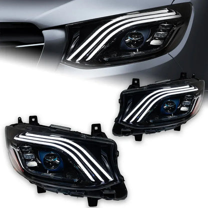 Headlights | Maybach Style | for Mercedes | Sprinter VS30