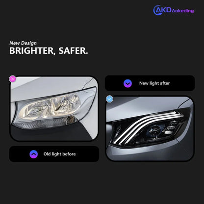 Headlights | Maybach Style | for Mercedes | Sprinter VS30