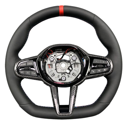 Steering Wheel Carbon Fiber | Perforated Leather | for Audi A3/S3/RS3 A4/S4/RS4 A5/S5/RS5